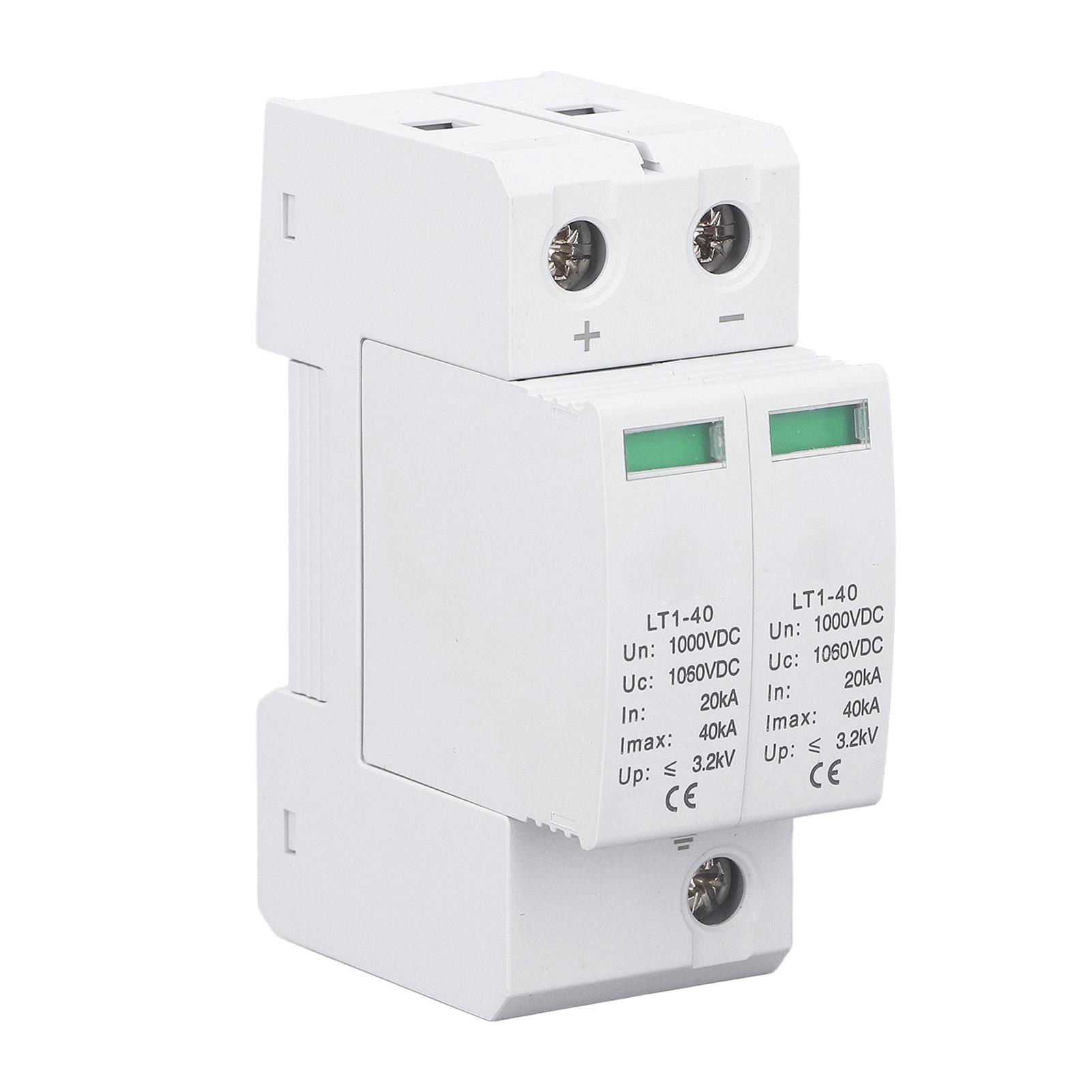 Пристрій захисту від перенапруг 2P Вогнестійкий Модульний Фотоелектричний Захисник від Перенапруг для Житла
Пристрій захисту від перенапруг 2P Вогнестійкий Модульний Фотоелектричний Захисник від Перенапруг для Житла