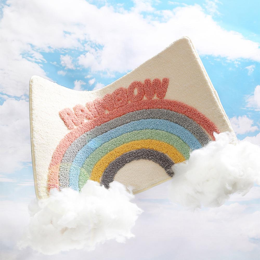Коврик для ванной комнаты Rainbow Home Furnishing, прочный, впитывающий, флокированный, нескользящий, быстросохнущий коврик для ног 40*60cm
Коврик для ванной комнаты Rainbow Home Furnishing, прочный, впитывающий, флокированный, нескользящий, быстросохнущий коврик для ног 40*60cm