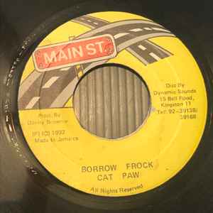 7inch Record CAT PAW Borrow Frock NONE Main St. 1992 Jamaica Reggae Ska Dub Used
7inch Record CAT PAW Borrow Frock NONE Main St. 1992 Jamaica Reggae Ska Dub Used