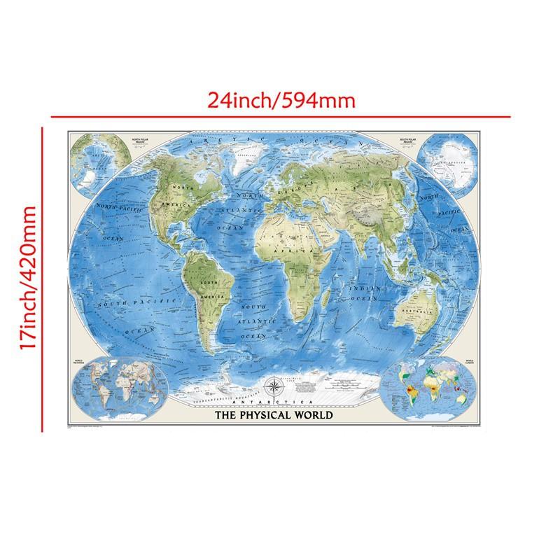 Декор для дома Карта мира-Географическая карта с океаническими течениями | Неоформленные учебные материалы | Принадлежности для путешествий/Обучение 24*17inch (59*42cm)
Декор для дома Карта мира-Географическая карта с океаническими течениями | Неоформленные учебные материалы | Принадлежности для путешествий/Обучение 24*17inch (59*42cm)