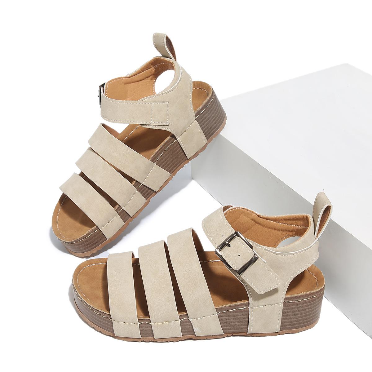 2025 summer solid color round head one-word belt buckle fashionable European and American style women s large size platform sandals 35 чорний
2025 summer solid color round head one-word belt buckle fashionable European and American style women s large size platform sandals 35 чорний