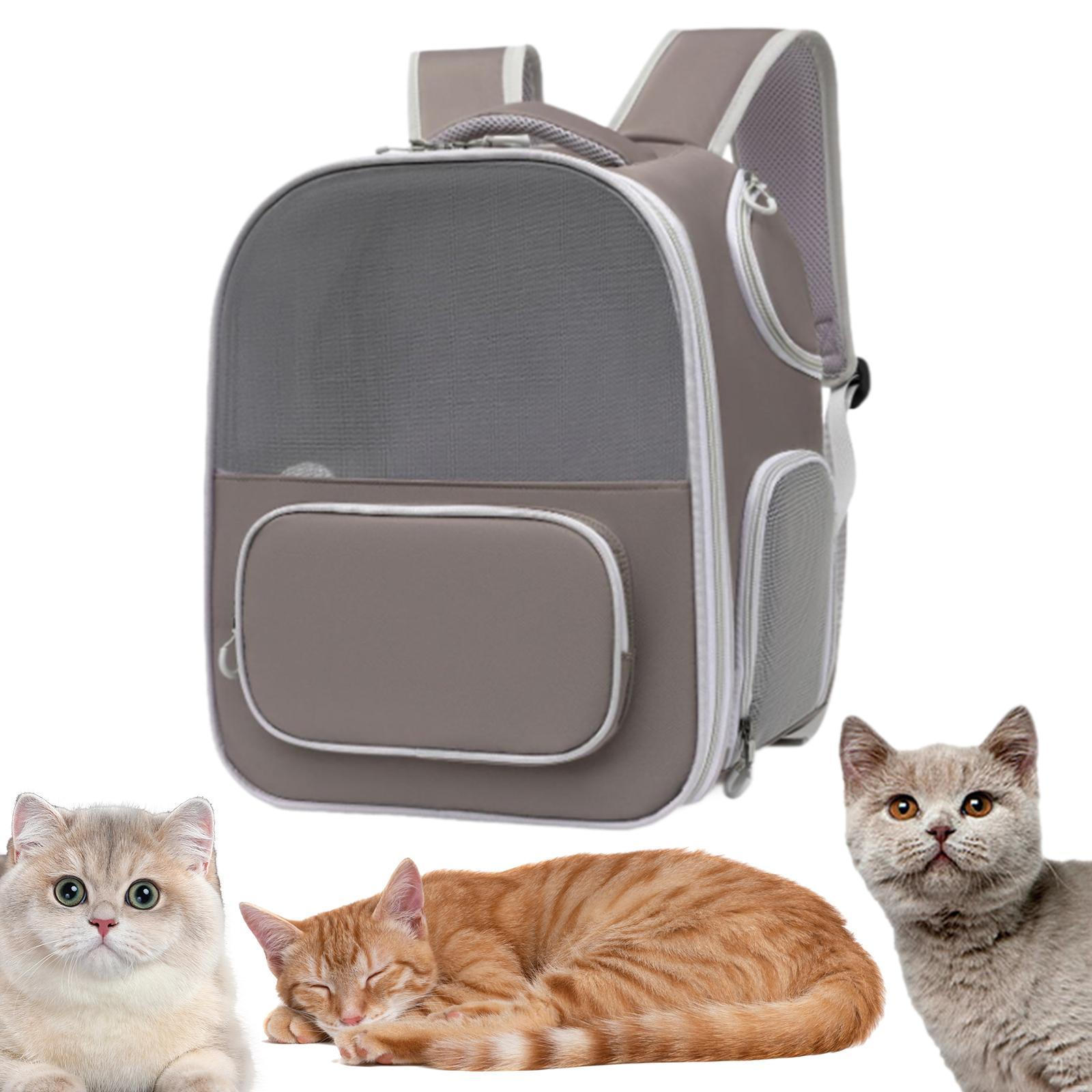 Рюкзак-переноска для котів Милий сумка для домашніх тварин для котів, походів темно-коричневого кольору
Рюкзак-переноска для котів Милий сумка для домашніх тварин для котів, походів темно-коричневого кольору