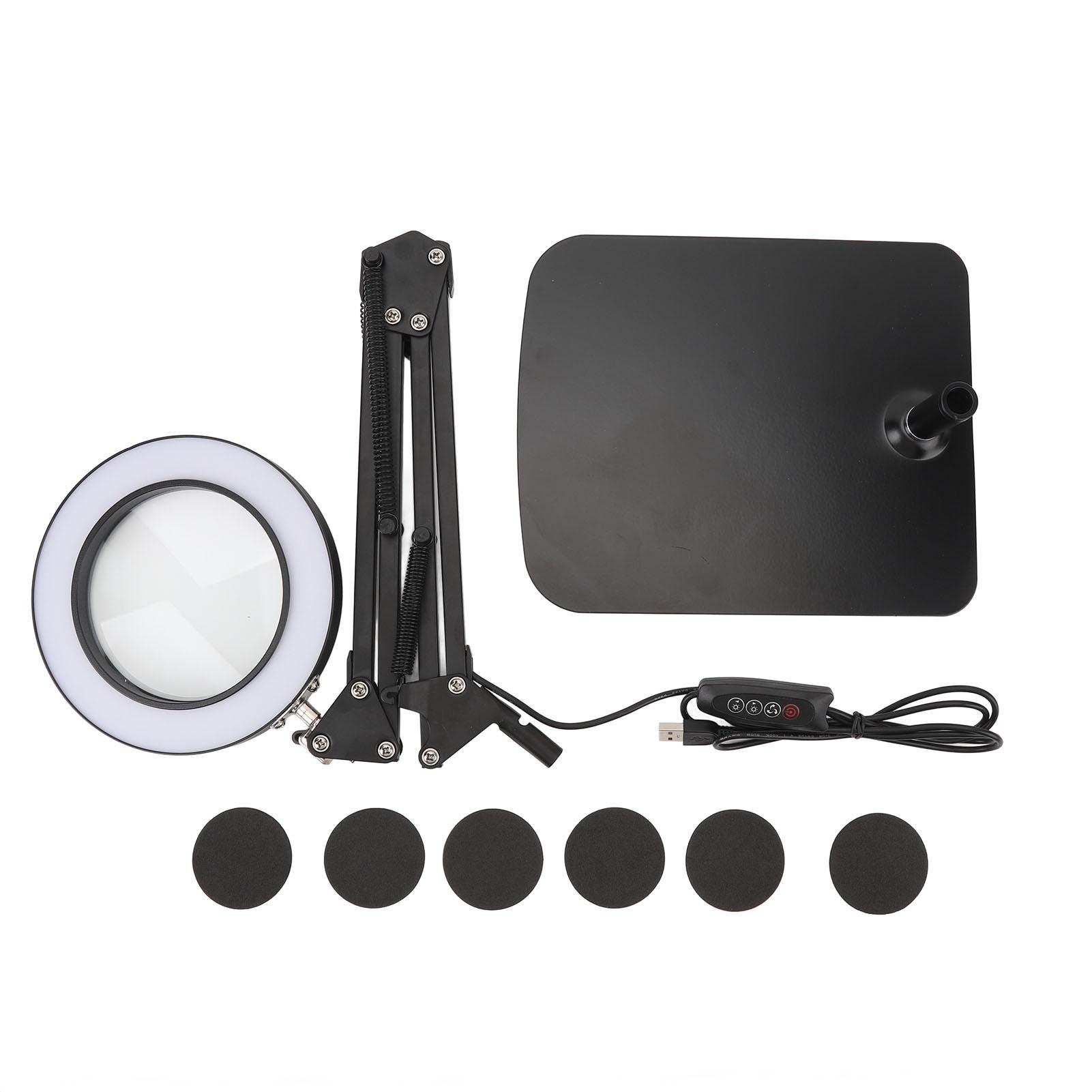 5X Magnifying Glass with Light Flexible Lighted Magnifier with Stand Eye Caring LED Desk Lamp for
5X Magnifying Glass with Light Flexible Lighted Magnifier with Stand Eye Caring LED Desk Lamp for