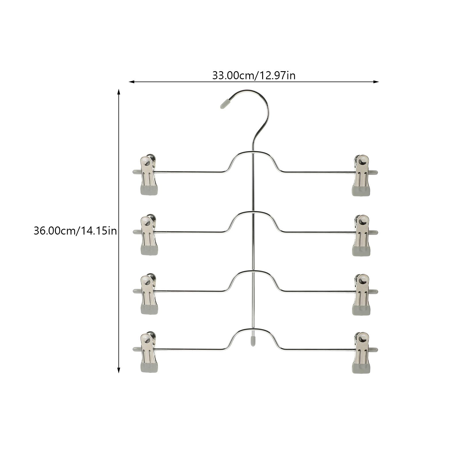 Metal Hanger Closet Organizer Space Saving Clothes Rack With Clips For Pants Skirts Socks Underwear Household Storage Rack
Metal Hanger Closet Organizer Space Saving Clothes Rack With Clips For Pants Skirts Socks Underwear Household Storage Rack