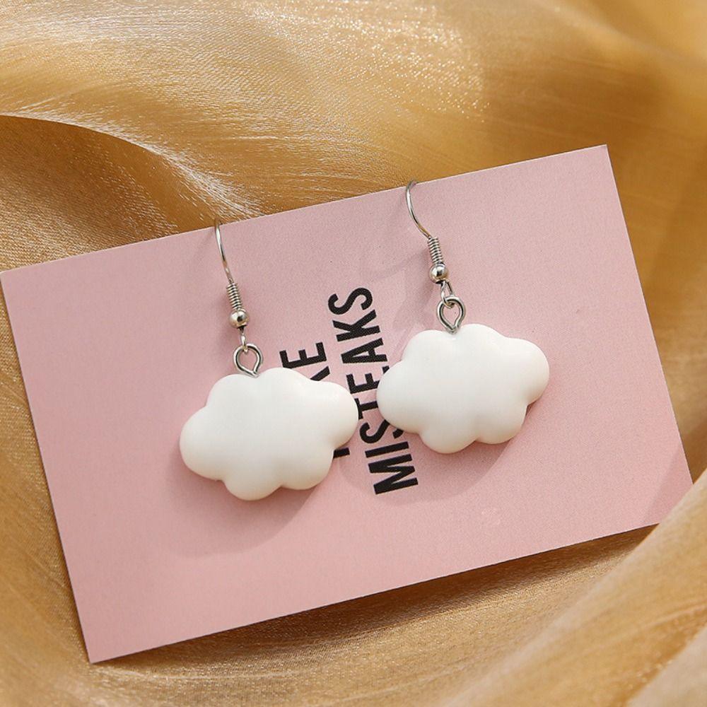 Personality Cloud Drop Earrings European White Cloud Stud Earring Simple Cute Hook Earrings Female белый
Personality Cloud Drop Earrings European White Cloud Stud Earring Simple Cute Hook Earrings Female белый