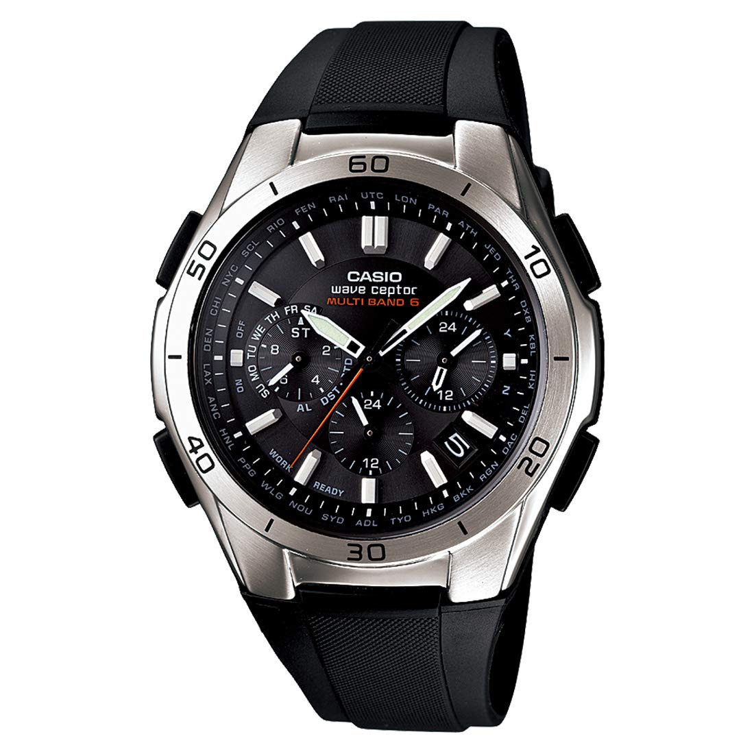CASIO WAVE CEPTOR Wristwatch (Official Japanese Model) Radio-Controlled Solar WVQ -M410-1AJF / -M410-7AJF Men s Black / White
CASIO WAVE CEPTOR Wristwatch (Official Japanese Model) Radio-Controlled Solar WVQ -M410-1AJF / -M410-7AJF Men s Black / White