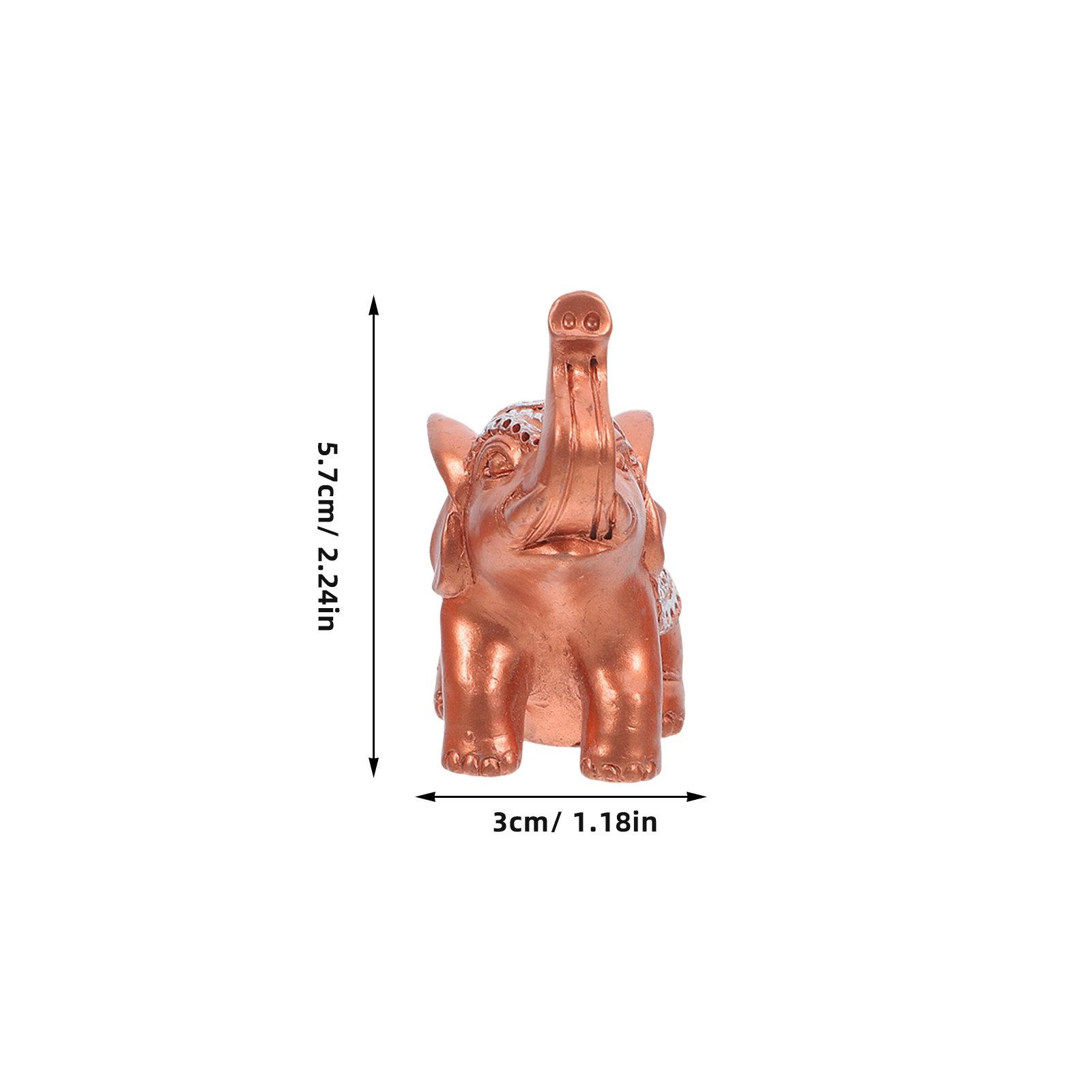 6Pcs Mini Resin Elephant Statues Small Detailed Sculptures Feng Shui Lucky Elephant Desk Shelf Decor Home Ornament рожевий колір золота
6Pcs Mini Resin Elephant Statues Small Detailed Sculptures Feng Shui Lucky Elephant Desk Shelf Decor Home Ornament рожевий колір золота