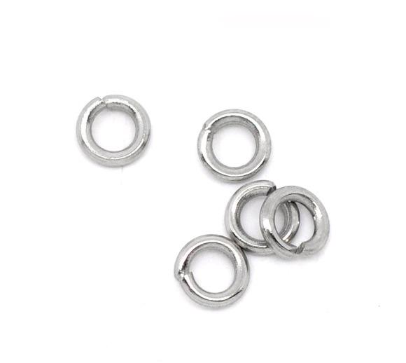Doreen Box Lovely 500 PCs Stainless Steel Open Jump Rings 4mm 5mm 6mm 7mm 8mm Dia. Jump Rings Findings for DIY Jewelry Making
Doreen Box Lovely 500 PCs Stainless Steel Open Jump Rings 4mm 5mm 6mm 7mm 8mm Dia. Jump Rings Findings for DIY Jewelry Making
