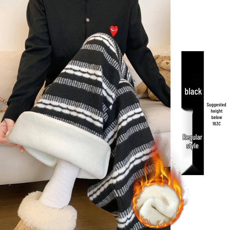 Women s Khaki Fair Isle Knit Striped Wide-Leg Pants, High Waist Slimming, Autumn/Winter 2025 Extra Large
Women s Khaki Fair Isle Knit Striped Wide-Leg Pants, High Waist Slimming, Autumn/Winter 2025 Extra Large
