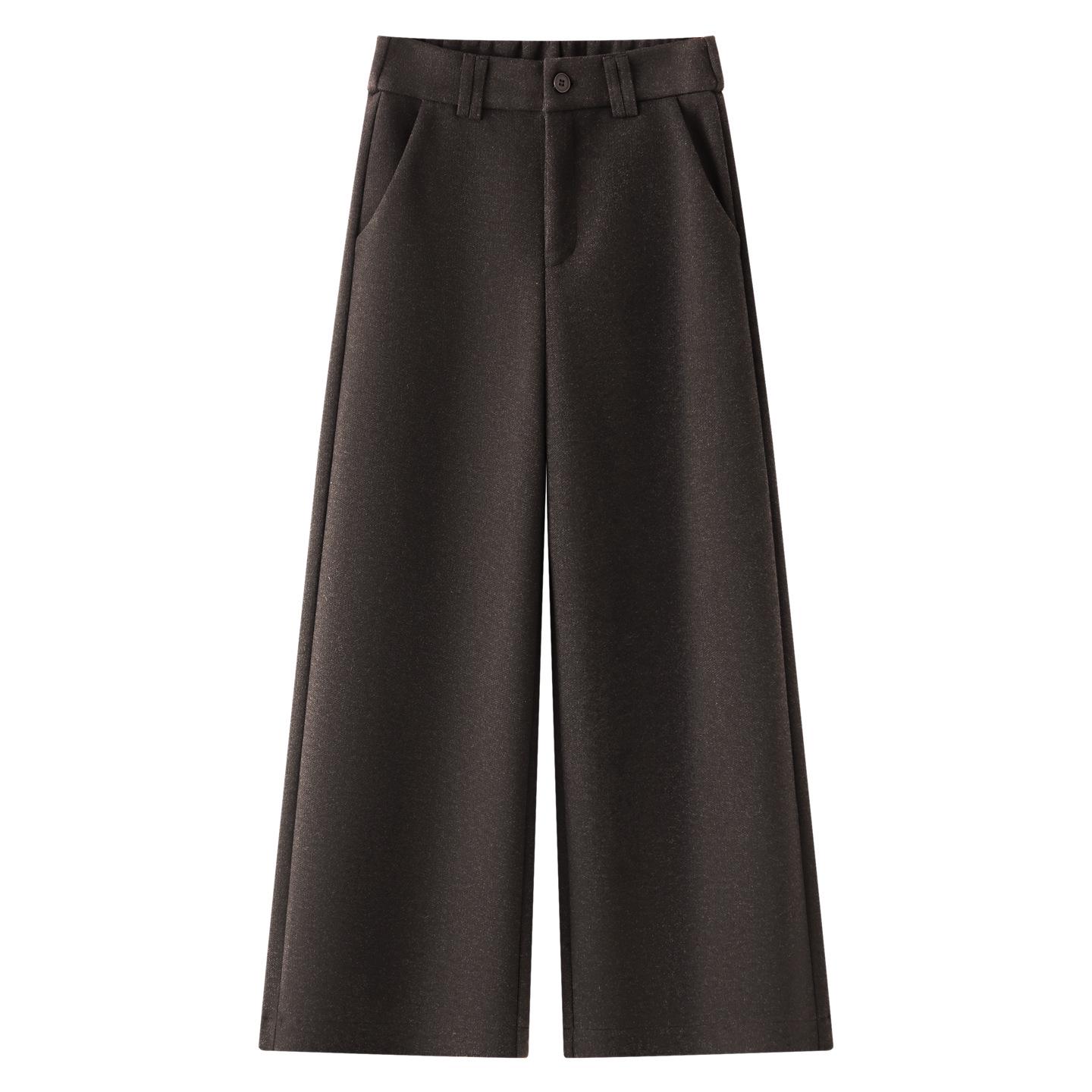 2025 Winter Women s High-Waist Coffee Wool Wide-Leg Pants - Warm, Loose, Versatile Nine-Point Cut. 3XL кавовий
2025 Winter Women s High-Waist Coffee Wool Wide-Leg Pants - Warm, Loose, Versatile Nine-Point Cut. 3XL кавовий