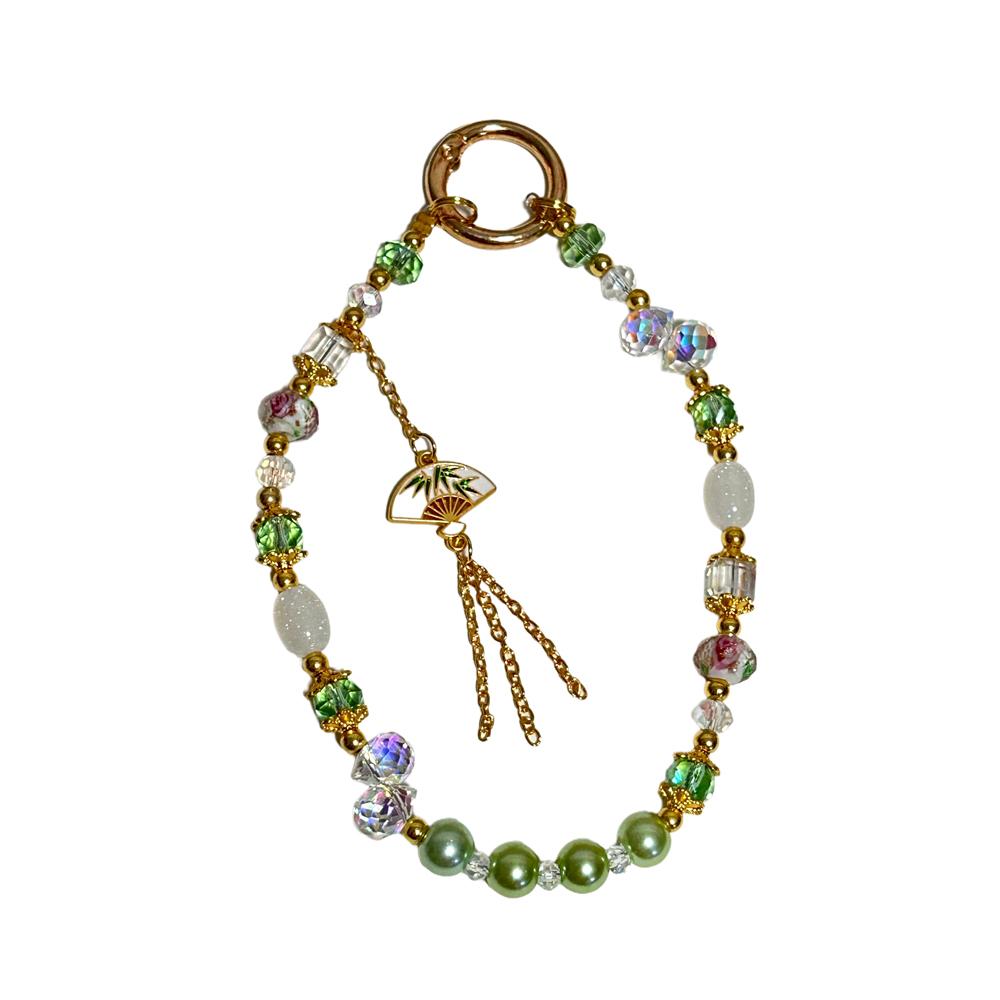 Chinese Style Alloy Tassel Fan Phone Lanyard Handmade Bead Pearl Crystal Strap Phone Case Wrist Hanging Chain Keychain Pendant
Chinese Style Alloy Tassel Fan Phone Lanyard Handmade Bead Pearl Crystal Strap Phone Case Wrist Hanging Chain Keychain Pendant