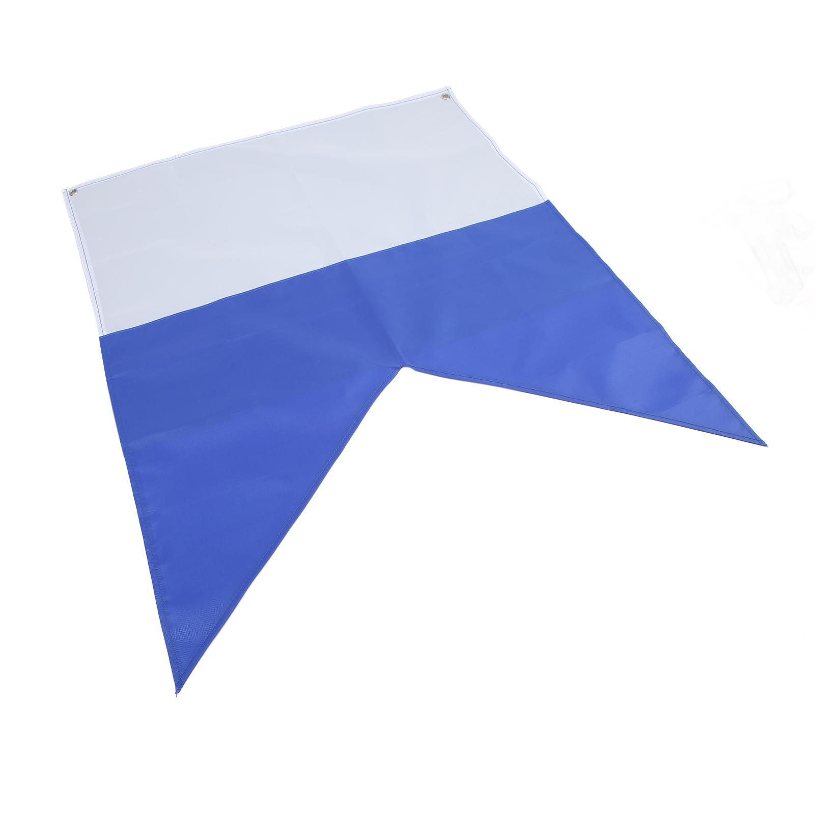 Blue White Dive Flags Bright Colors Lightweight 70x60cm Polyester Diver Down Flag for Snorkeling Underwater Activities
Blue White Dive Flags Bright Colors Lightweight 70x60cm Polyester Diver Down Flag for Snorkeling Underwater Activities