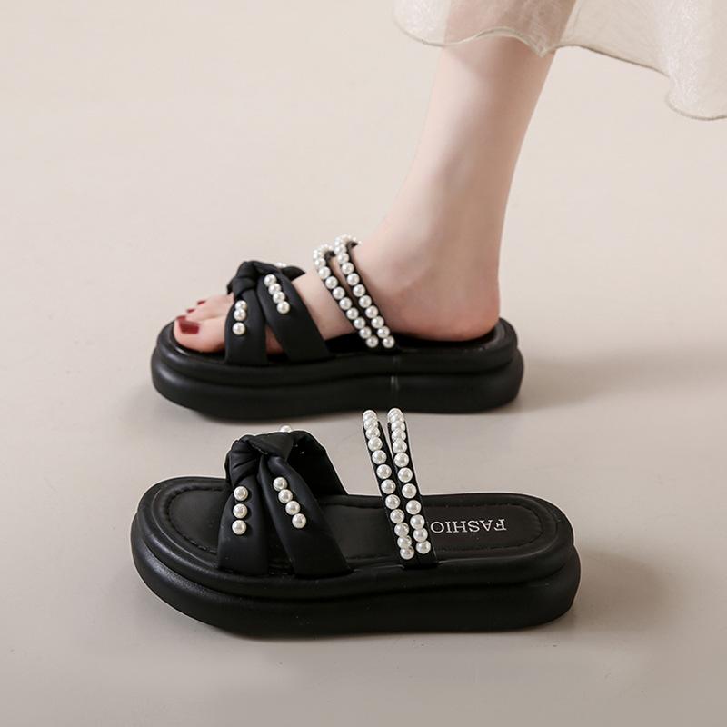 New slippers women s summer wear fashion pearl thick bottom casual two wear beach cool slippers 40 жовтий
New slippers women s summer wear fashion pearl thick bottom casual two wear beach cool slippers 40 жовтий