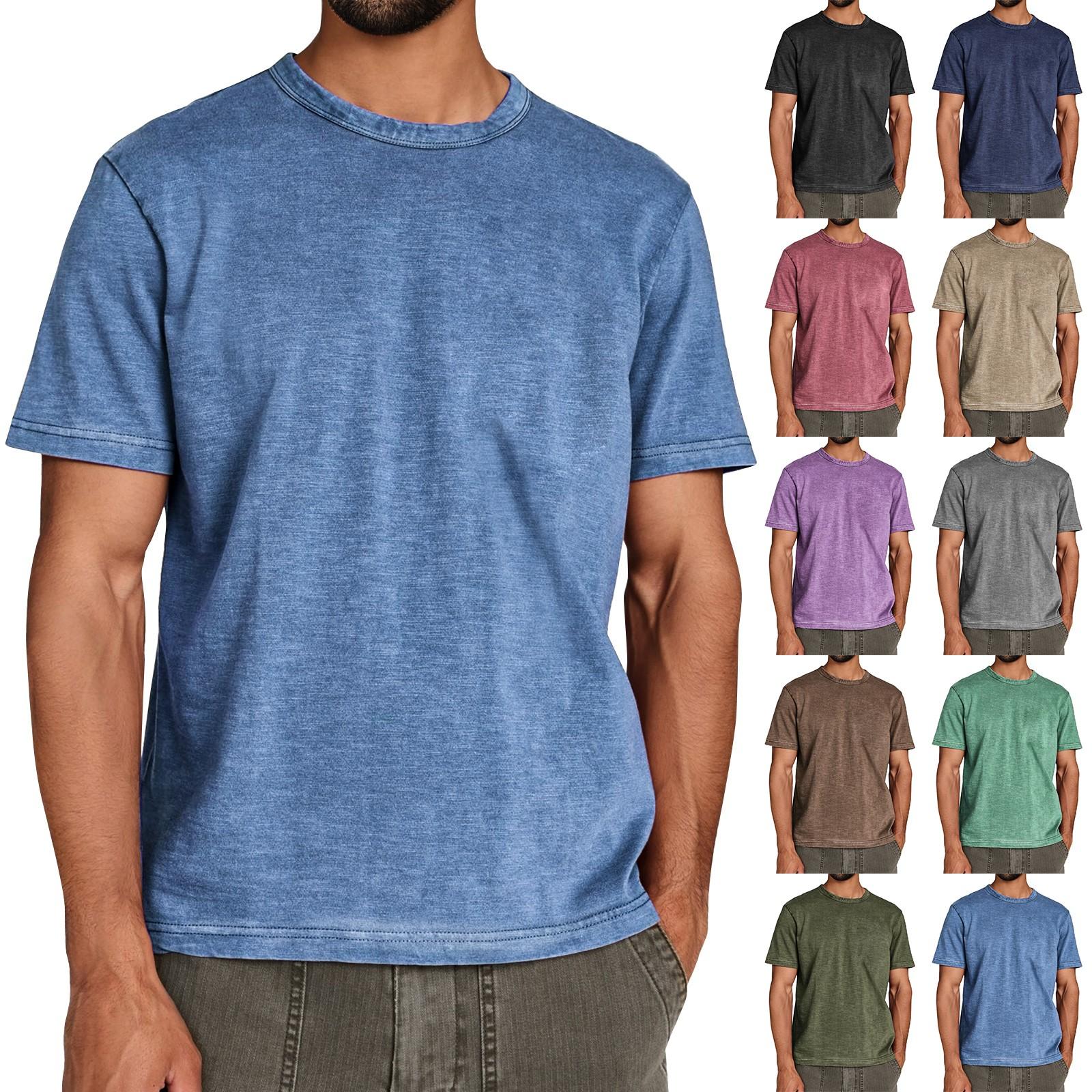 Men s Summer Solid Color Round Neck Loose Short Sleeve Top Men s Casual Fashion Short Sleeve Tops XXXL червоний
Men s Summer Solid Color Round Neck Loose Short Sleeve Top Men s Casual Fashion Short Sleeve Tops XXXL червоний