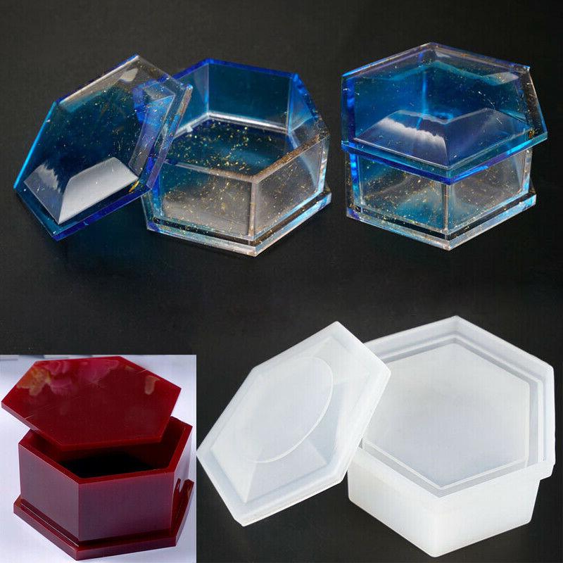 1PC DIY Tool Resin Casting Jewelry Storage Hexagon Box Craft Making Silicone Mold Epoxy Mould
1PC DIY Tool Resin Casting Jewelry Storage Hexagon Box Craft Making Silicone Mold Epoxy Mould