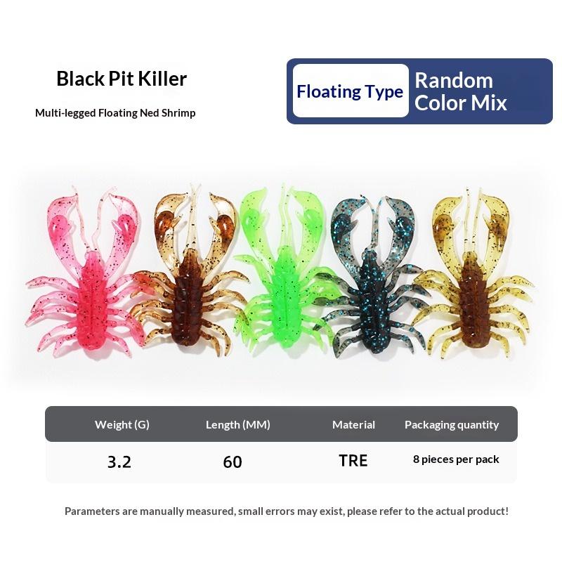 8/10PCS Floating & Slow Sinking Soft Shrimp Fishing Bait 6CM Rig Wobbler Shrimp Swim Lure Jig Salt Silicone Swimbait Tackle
8/10PCS Floating & Slow Sinking Soft Shrimp Fishing Bait 6CM Rig Wobbler Shrimp Swim Lure Jig Salt Silicone Swimbait Tackle