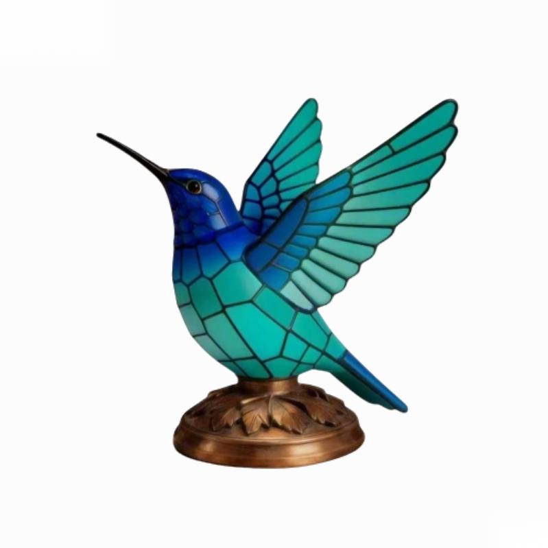 Stained Glass Hummingbird Table Lamp Decorative LED Night Light Home Accent Lighting with Resin Base for Indoor Use One Size синий
Stained Glass Hummingbird Table Lamp Decorative LED Night Light Home Accent Lighting with Resin Base for Indoor Use One Size синий