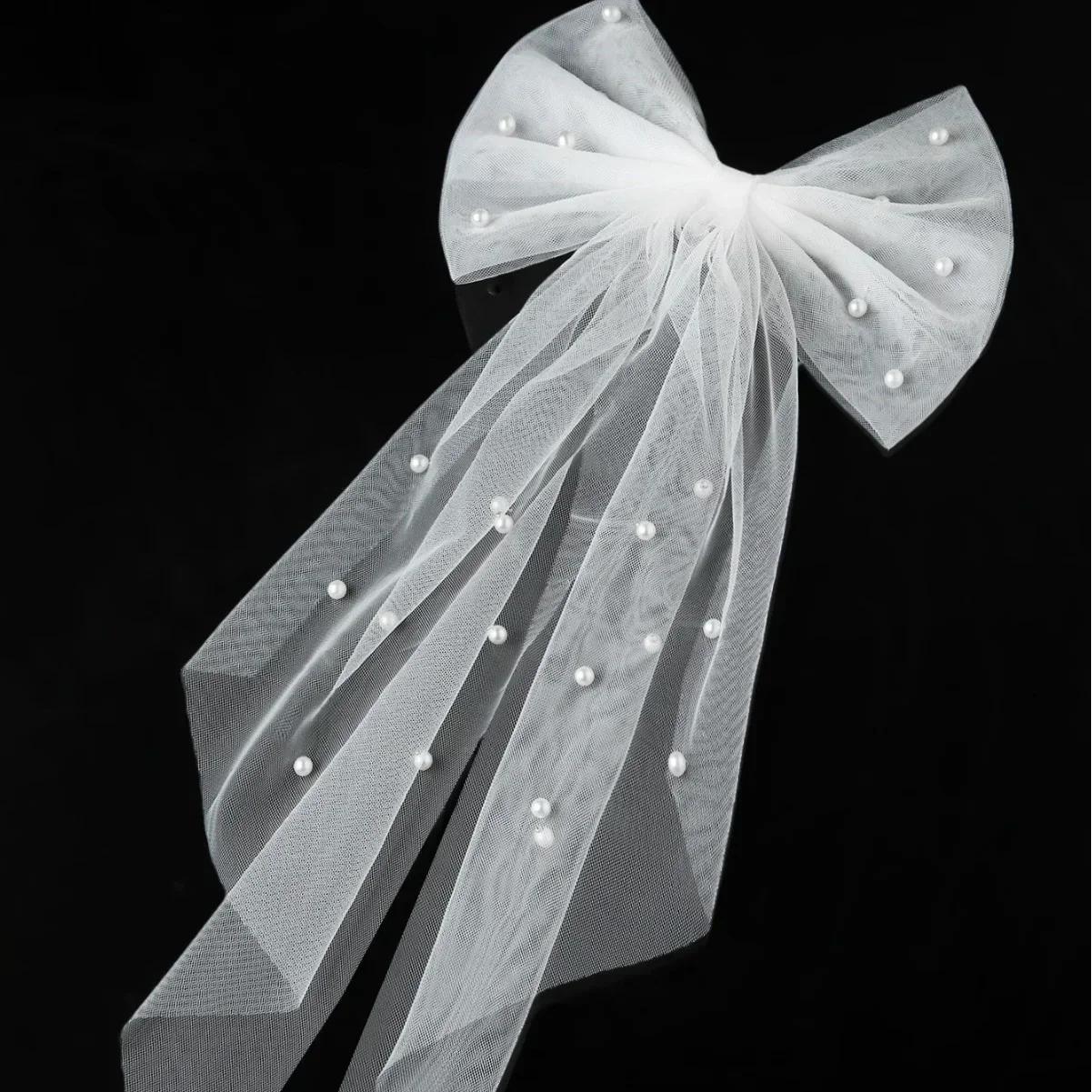 Women 18cm Ribbon Mesh Bow Hair Clips Elegant Pearls Hairpin for Bride White Mesh Hairpins Wedding Party Bride Hair Accessories білий
Women 18cm Ribbon Mesh Bow Hair Clips Elegant Pearls Hairpin for Bride White Mesh Hairpins Wedding Party Bride Hair Accessories білий