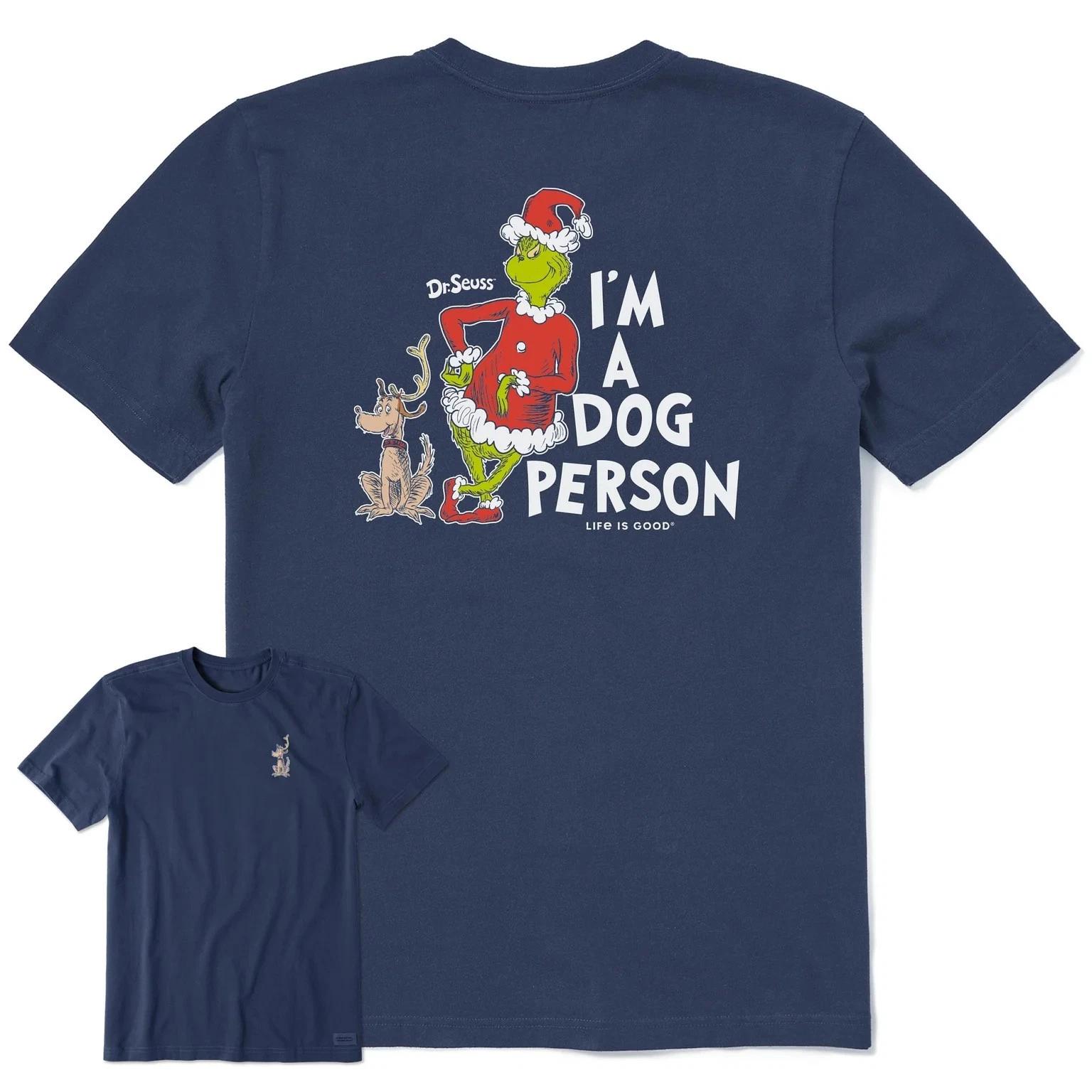 Life is Good Men s I m a Dog Person Grinch Short Sleeve Crusher Tee Darkest Blue 4XL
Life is Good Men s I m a Dog Person Grinch Short Sleeve Crusher Tee Darkest Blue 4XL