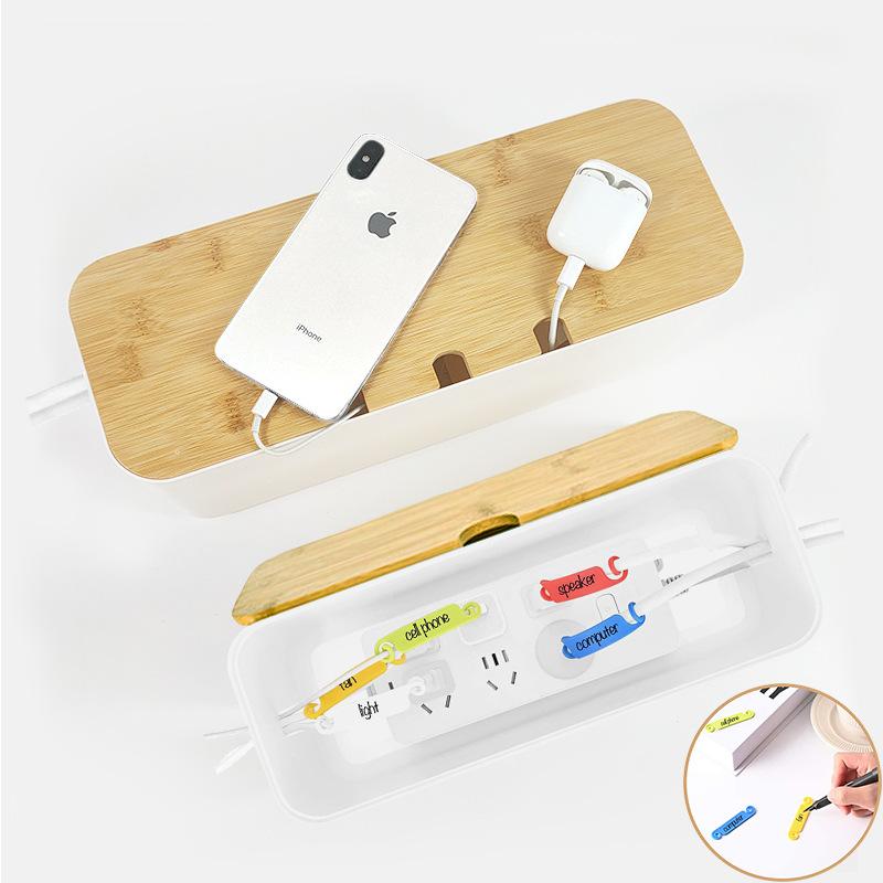 Creative ASB flame retardant material wire storage box socket power protection box data collection білий
Creative ASB flame retardant material wire storage box socket power protection box data collection білий