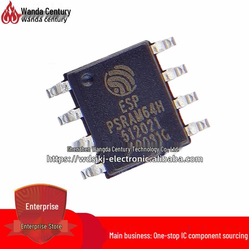 ESP-PSRAM64H | 64Mbit SOP8 Pseudo-Static RAM Chip IC
ESP-PSRAM64H | 64Mbit SOP8 Pseudo-Static RAM Chip IC