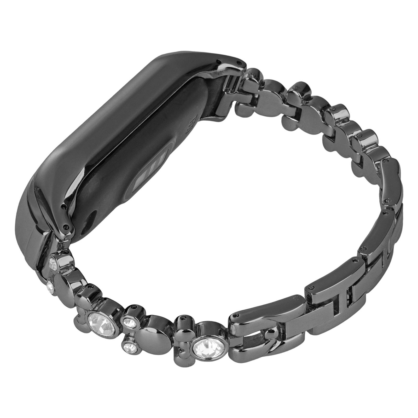 For Xiaomi Mi Band 7 Rhinestone Decor Watch Band Metal Strap Replacement Black
For Xiaomi Mi Band 7 Rhinestone Decor Watch Band Metal Strap Replacement Black