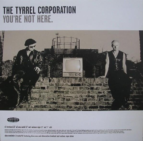 12inch Record TYRREL CORPORATION Youre Not Here 724388166065 1994 UK Dance Electronica Used
12inch Record TYRREL CORPORATION Youre Not Here 724388166065 1994 UK Dance Electronica Used