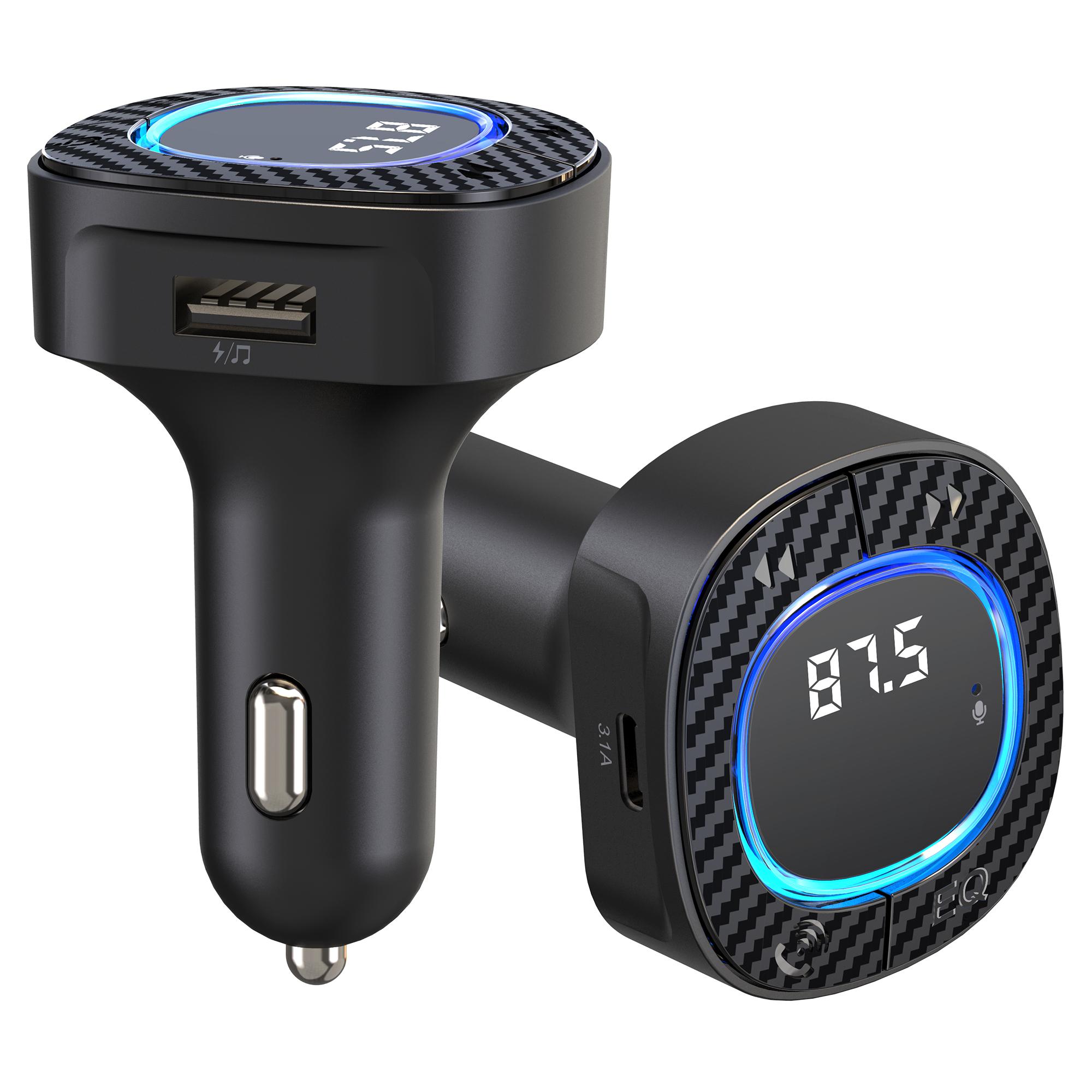 C42 Bluetooth-compatible Hands-free Call MP3 Music Player FM Transmitter Type-C+USB Car Charger Adapter Type A
C42 Bluetooth-compatible Hands-free Call MP3 Music Player FM Transmitter Type-C+USB Car Charger Adapter Type A