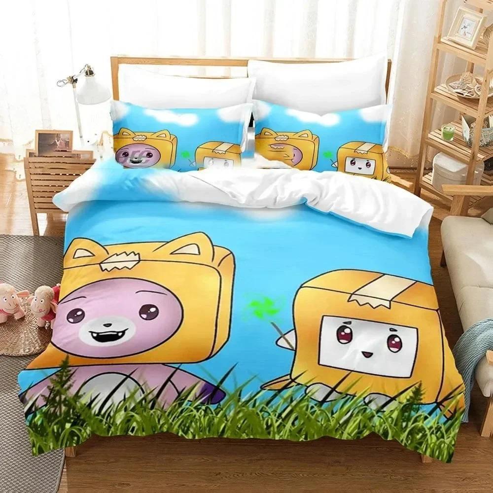 3D Pattern Print Pattern Cartoon Foxy Boxy Lanky-box Bed Ensemble Bed Cover Bed Collection Quilt Cover Pillowcase Comforter king Queen Size Size Boys EU Single 135x200cm
3D Pattern Print Pattern Cartoon Foxy Boxy Lanky-box Bed Ensemble Bed Cover Bed Collection Quilt Cover Pillowcase Comforter king Queen Size Size Boys EU Single 135x200cm