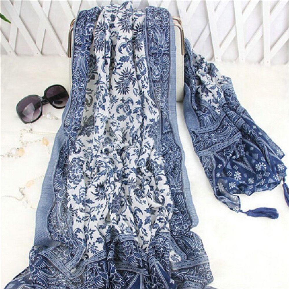 Elegance National Style Bufandas Female Shawl Print Blue and White Porcelain Scarf Pashmina Tassel синий
Elegance National Style Bufandas Female Shawl Print Blue and White Porcelain Scarf Pashmina Tassel синий