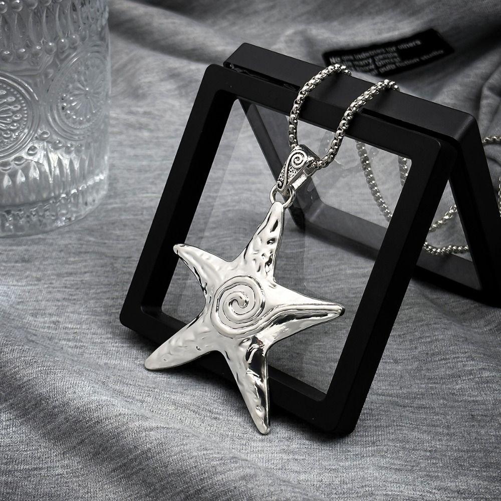 Irregular Geometry Korean Style Accessories Y2K Starfish Necklace Kpop Jewelry Couple s Necklace
Irregular Geometry Korean Style Accessories Y2K Starfish Necklace Kpop Jewelry Couple s Necklace