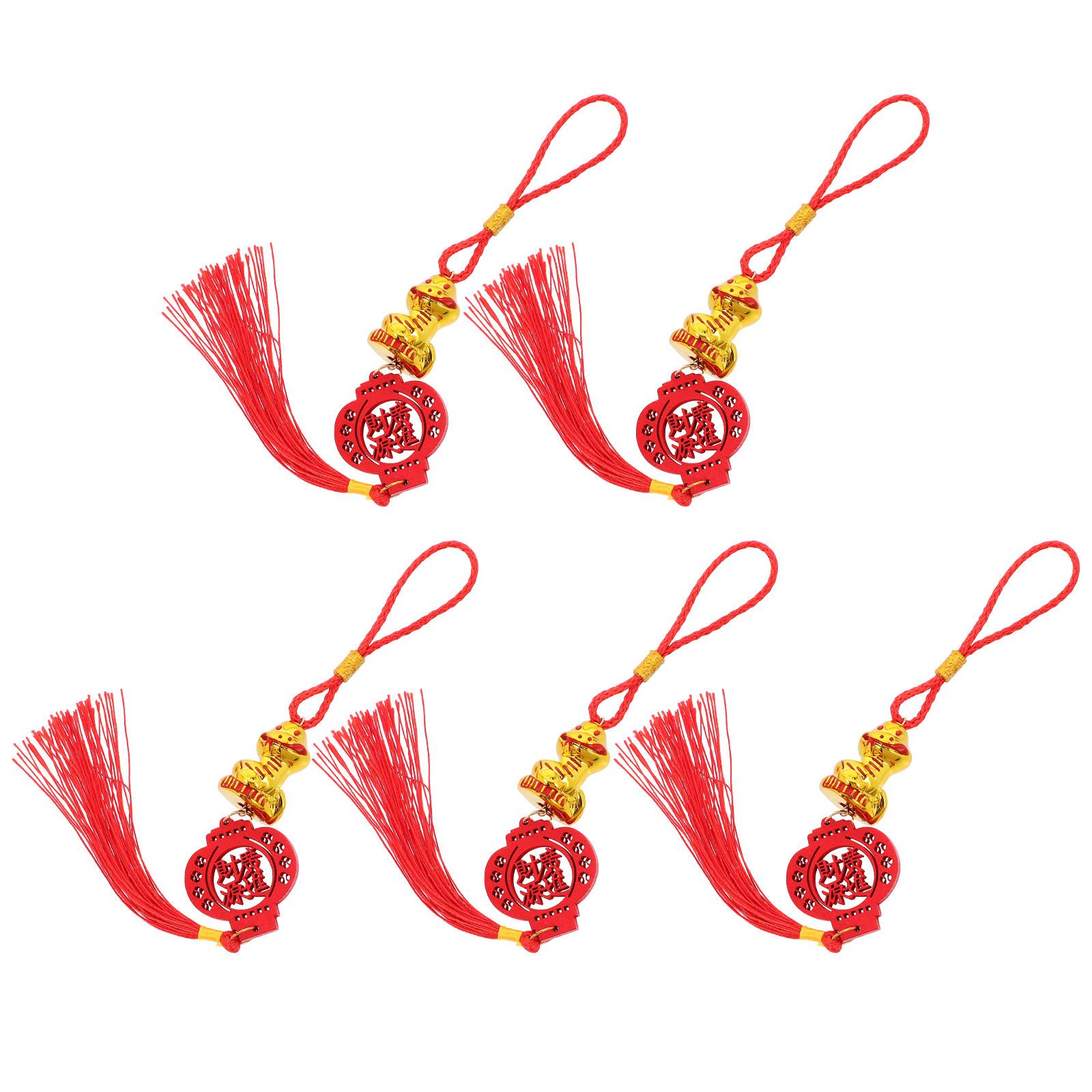 5Pcs Year of The Snake Wooden Tassel Pendant Hanging Ornaments Chinese New Year Car Rear View Mirror Lucky Charm 26.5X3.7X2CM
5Pcs Year of The Snake Wooden Tassel Pendant Hanging Ornaments Chinese New Year Car Rear View Mirror Lucky Charm 26.5X3.7X2CM