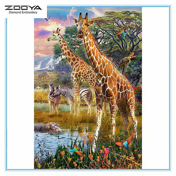 ZOOYA 3D Алмазная вышивка Картина Вышивка крестом Круглый горный хрусталь Картина Животное Жираф
ZOOYA 3D Алмазная вышивка Картина Вышивка крестом Круглый горный хрусталь Картина Животное Жираф