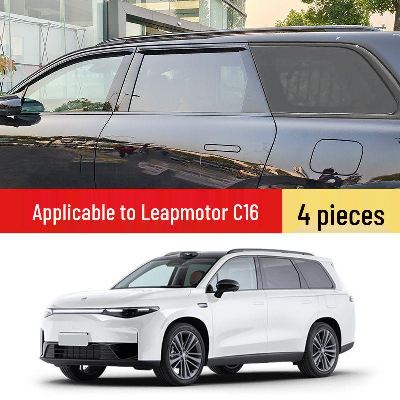 Leapmotor C16 Rain & Sun Visors - Modified Car Window Accessories & Weather Shields
Leapmotor C16 Rain & Sun Visors - Modified Car Window Accessories & Weather Shields