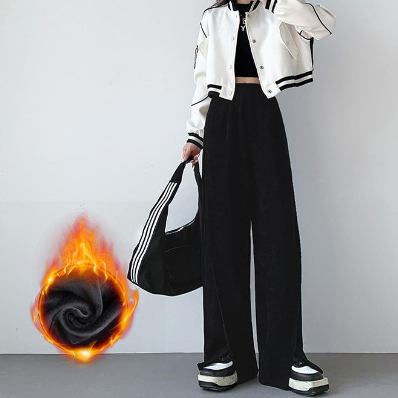 Брюки палаццо из плюша 700 г на осень и зиму, теплые и повседневные, новый стиль, свободные, с трехмерной окантовкой, с разрезом, с высокой талией, спортивные M
Брюки палаццо из плюша 700 г на осень и зиму, теплые и повседневные, новый стиль, свободные, с трехмерной окантовкой, с разрезом, с высокой талией, спортивные M