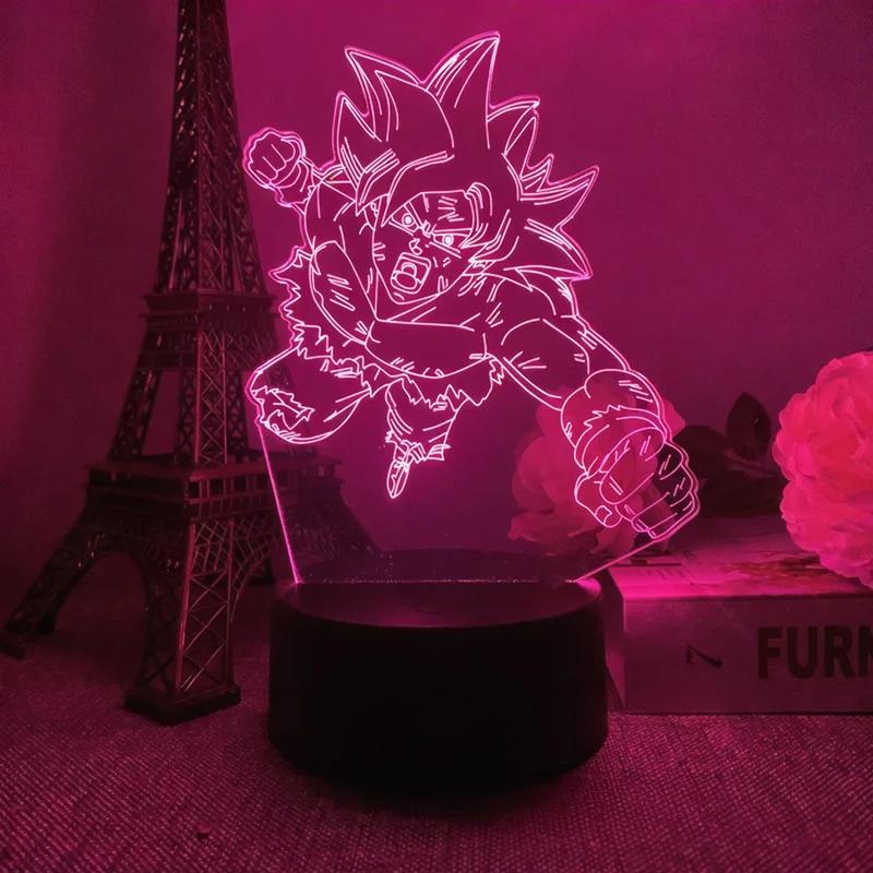 Dragon Ball Z Super Saiyan Anime Goku Vegeta USB bedside table lamp 3D night light touch remote control Room Decor Gifts toys crack base
Dragon Ball Z Super Saiyan Anime Goku Vegeta USB bedside table lamp 3D night light touch remote control Room Decor Gifts toys crack base