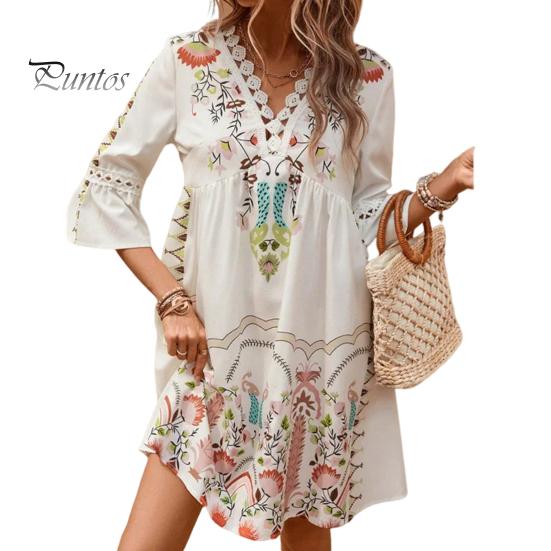 Летнее женское платье с вырезами из кружева в стиле пэчворк в богемном стиле с рукавами три четверти Свободное плиссированное платье длиной до колена с V-образным вырезом и принтом для отпуска Пляжное платье миди M белый
Летнее женское платье с вырезами из кружева в стиле пэчворк в богемном стиле с рукавами три четверти Свободное плиссированное платье длиной до колена с V-образным вырезом и принтом для отпуска Пляжное платье миди M белый