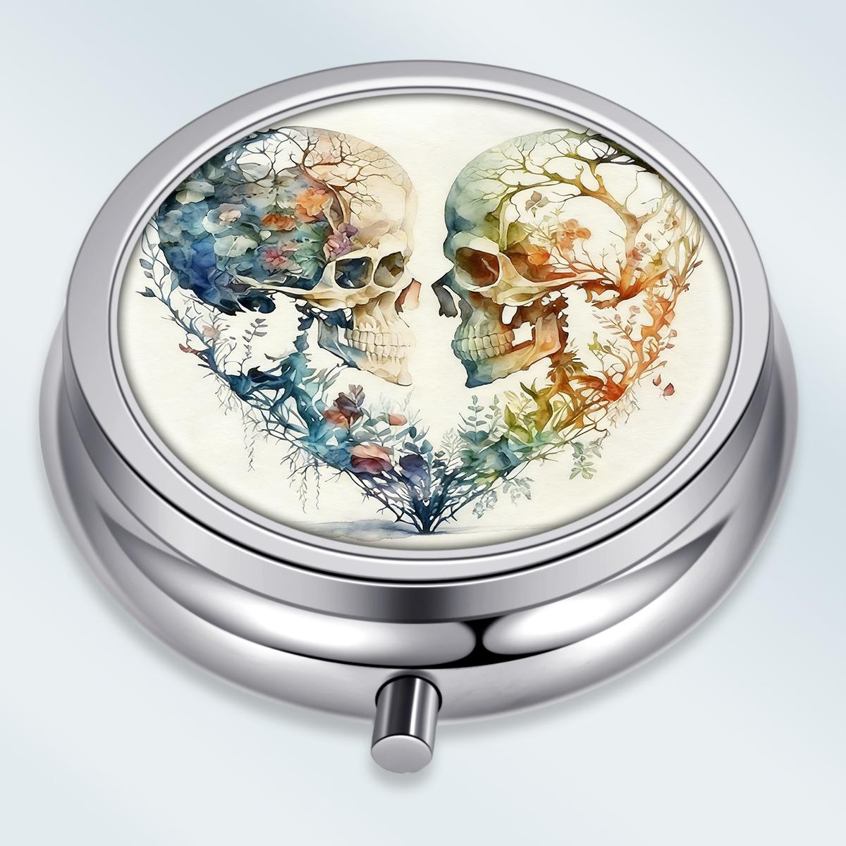 Portable Pill Box with 3 Compartments, Mini Metal Medicine Organizer Case, Cute Printed Pill Container for Vitamins, Pills, Jewelry, Travel, Daily Use разноцветный
Portable Pill Box with 3 Compartments, Mini Metal Medicine Organizer Case, Cute Printed Pill Container for Vitamins, Pills, Jewelry, Travel, Daily Use разноцветный