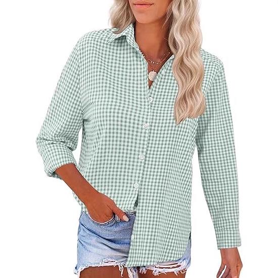 Women s Retro Plaid Multi-color Long Sleeve Slimming Shirt - Autumn/Winter 2026 Collection Extra Extra Large светло-зеленый
Women s Retro Plaid Multi-color Long Sleeve Slimming Shirt - Autumn/Winter 2026 Collection Extra Extra Large светло-зеленый