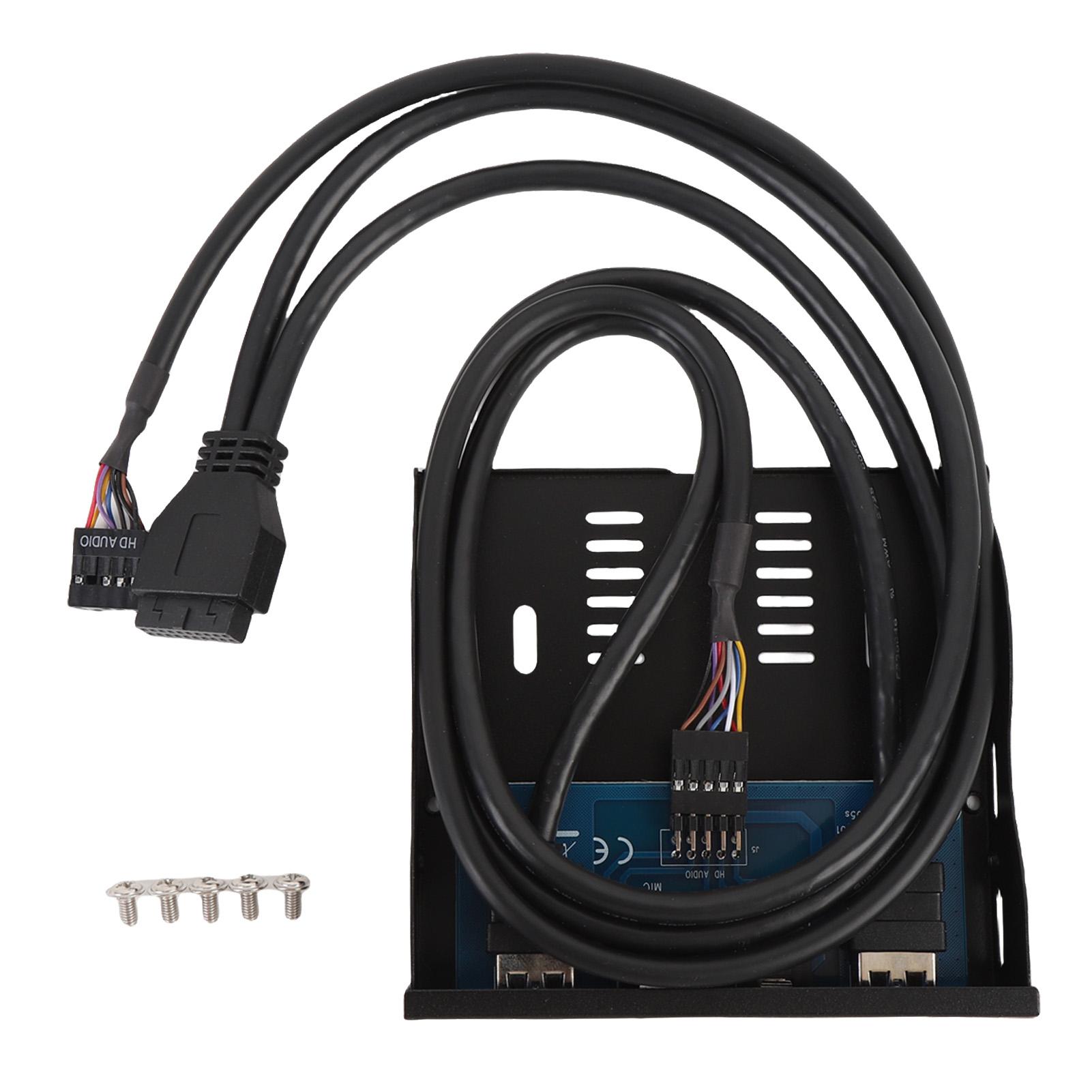 USB 3.0 Front Panel 3.5 Inch Easy Setup 19 Pin To USB 3.0 Floppy Bay Drive Front Panel Fast Data Transfer for Computer Cases
USB 3.0 Front Panel 3.5 Inch Easy Setup 19 Pin To USB 3.0 Floppy Bay Drive Front Panel Fast Data Transfer for Computer Cases