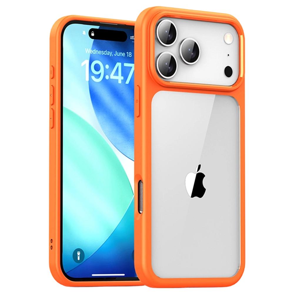 IPAKY For iPhone 17 Pro Max Clear Phone Case TPU + PC Anti-Fingerprint Back Cover
IPAKY For iPhone 17 Pro Max Clear Phone Case TPU + PC Anti-Fingerprint Back Cover