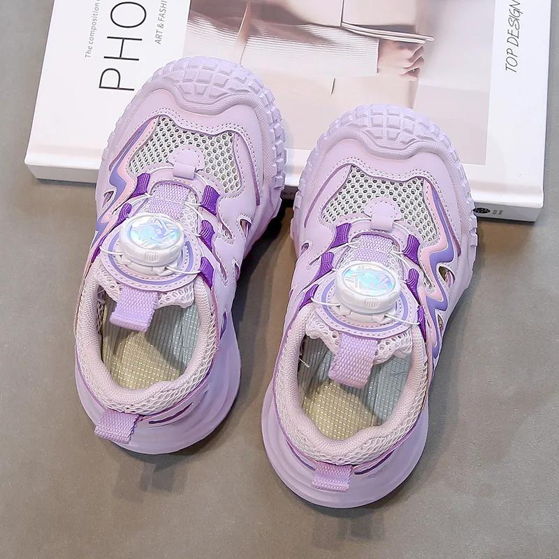 Children Casual Sneakers for Girls Summer New Fashion Korean Style Soft Bottom Anti-slippery Versatile Trend Air-mesh Shoes 26 фіолетовий
Children Casual Sneakers for Girls Summer New Fashion Korean Style Soft Bottom Anti-slippery Versatile Trend Air-mesh Shoes 26 фіолетовий