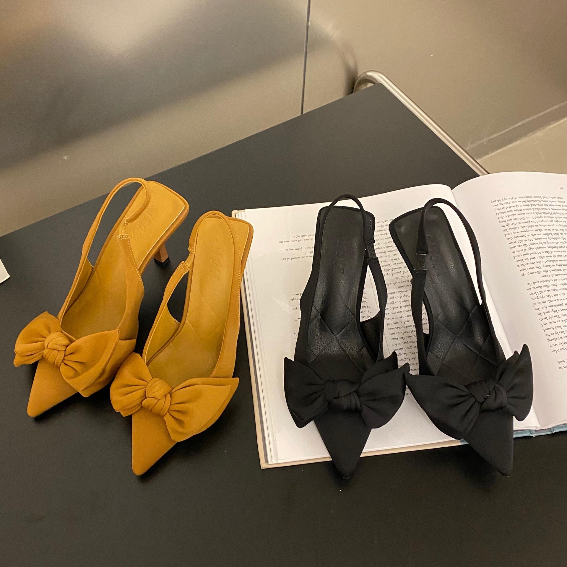 French high-heeled niche bag head bow sandals fairy shoes 2025 new summer thin heel pointed shoes 40 рожевий червоний колір
French high-heeled niche bag head bow sandals fairy shoes 2025 new summer thin heel pointed shoes 40 рожевий червоний колір