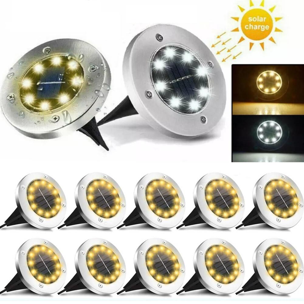 8/16/32pc Pack Solar Ground Lights 8/12 LED Waterproof Garden Bright in-Ground Light for Outdoor Pathway Walkway Yard Lawn Patio 1pcs
8/16/32pc Pack Solar Ground Lights 8/12 LED Waterproof Garden Bright in-Ground Light for Outdoor Pathway Walkway Yard Lawn Patio 1pcs