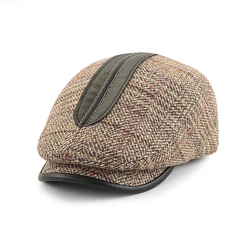 Patchwork Vintage Newsboy Cap for Men and Women: Autumn/Winter Fashionable Baseball Cap, Outdoor Artist s Cap M(57-58cm)
Patchwork Vintage Newsboy Cap for Men and Women: Autumn/Winter Fashionable Baseball Cap, Outdoor Artist s Cap M(57-58cm)