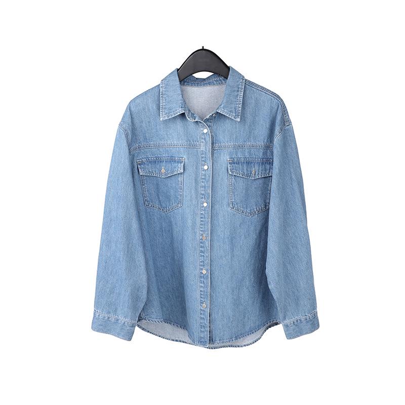 THE MIND Retro Washed Women s Denim Blue Long Sleeve Shirt, Thirteen Lines, Spring 2026, T6213C One Size
THE MIND Retro Washed Women s Denim Blue Long Sleeve Shirt, Thirteen Lines, Spring 2026, T6213C One Size