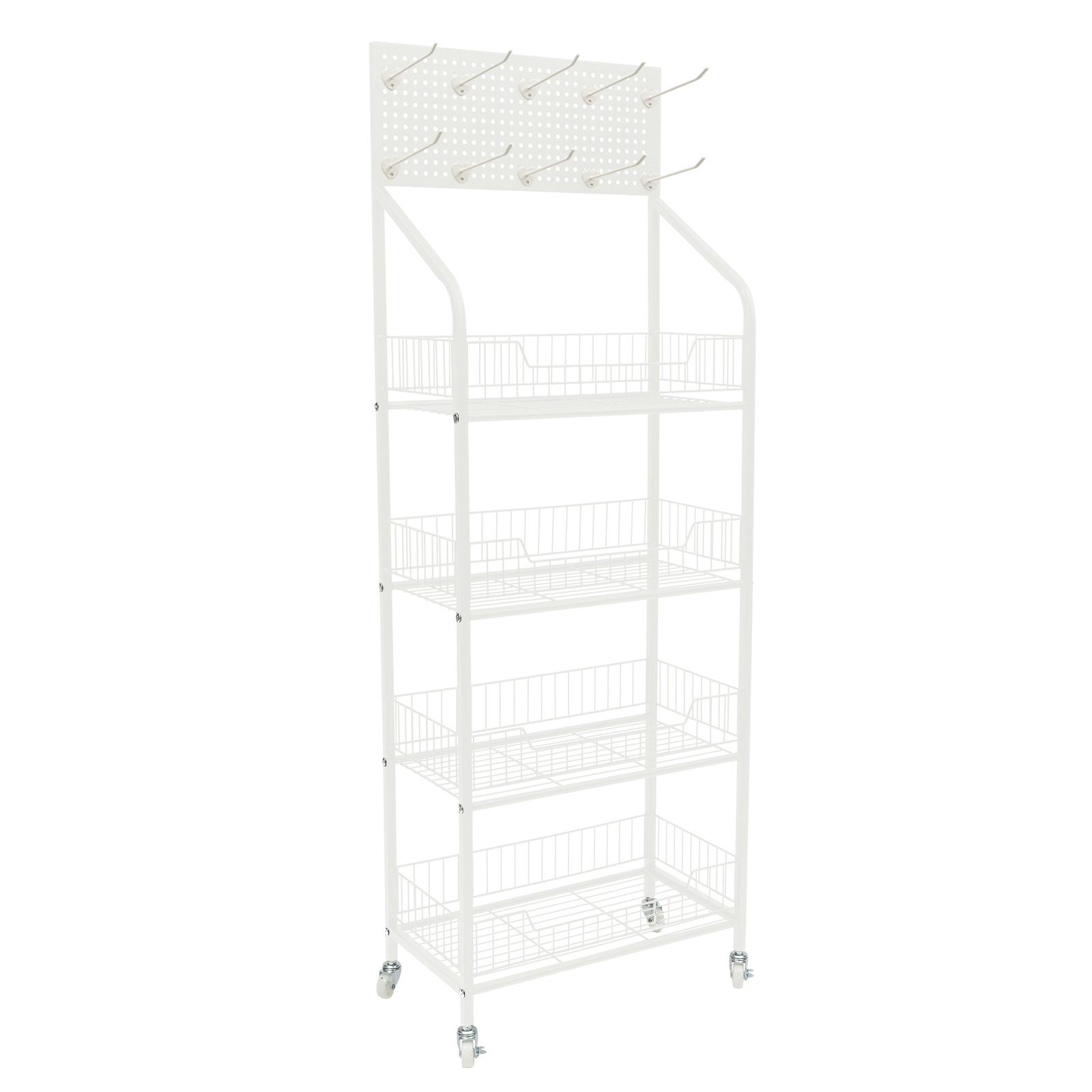4 Tier Retail Display Rack Stand Snack Candy Display Organizer Basket Stand Cart United States
4 Tier Retail Display Rack Stand Snack Candy Display Organizer Basket Stand Cart United States