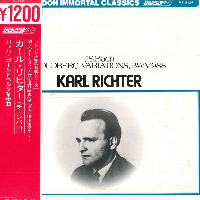 LP Record KARL RICHTER - J.s.bach Goldberg Variations, Bwv.9 MZ5126 DECCA 1974 Japan Obi Classical Used
LP Record KARL RICHTER - J.s.bach Goldberg Variations, Bwv.9 MZ5126 DECCA 1974 Japan Obi Classical Used