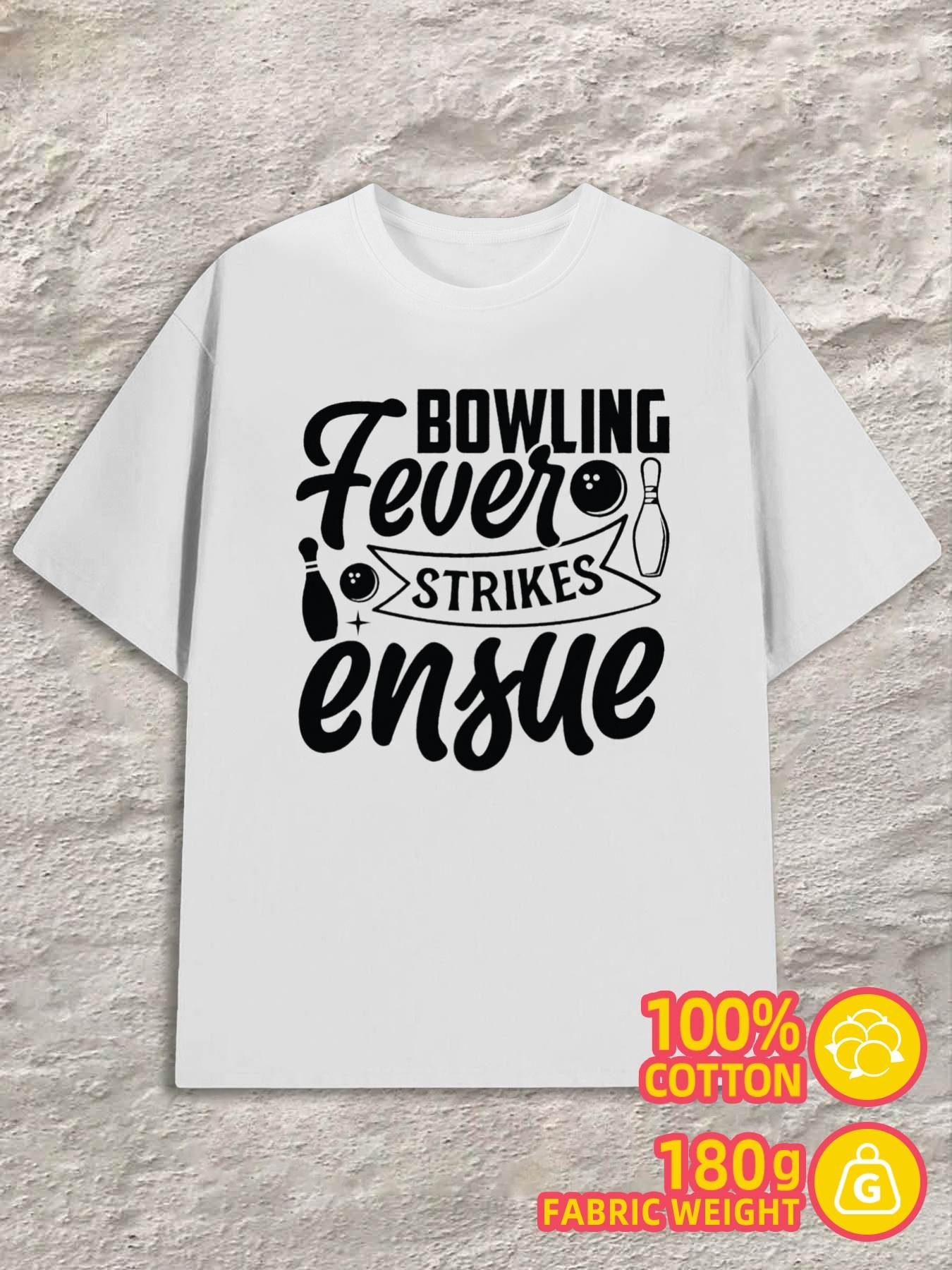 T-Shirt Y2K Bowling Fever Strikes White Regular Fit M
T-Shirt Y2K Bowling Fever Strikes White Regular Fit M