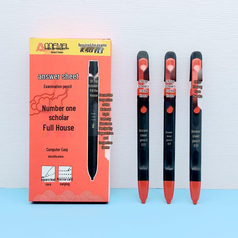 12-Pack 2B Exam Click Pencils: Square Lead for Student Answer Sheets
12-Pack 2B Exam Click Pencils: Square Lead for Student Answer Sheets